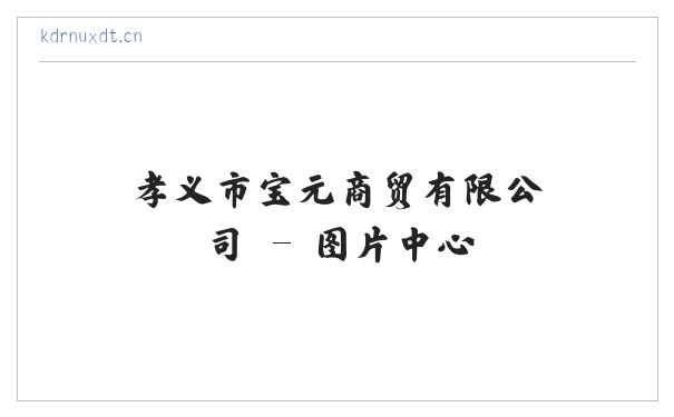 孝义市宝元商贸有限公司 缩略图